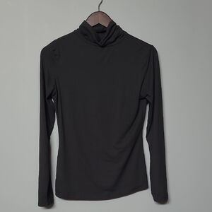 Chic Charcoal Long Sleeve Top